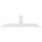 Ekena Millwork Portland Architectural Grade PVC Gable Bracket, 72"W x 21"H x 2"D x 6"F, 7/12 Pitch GBP072X21X0206POR00 - alternate 2